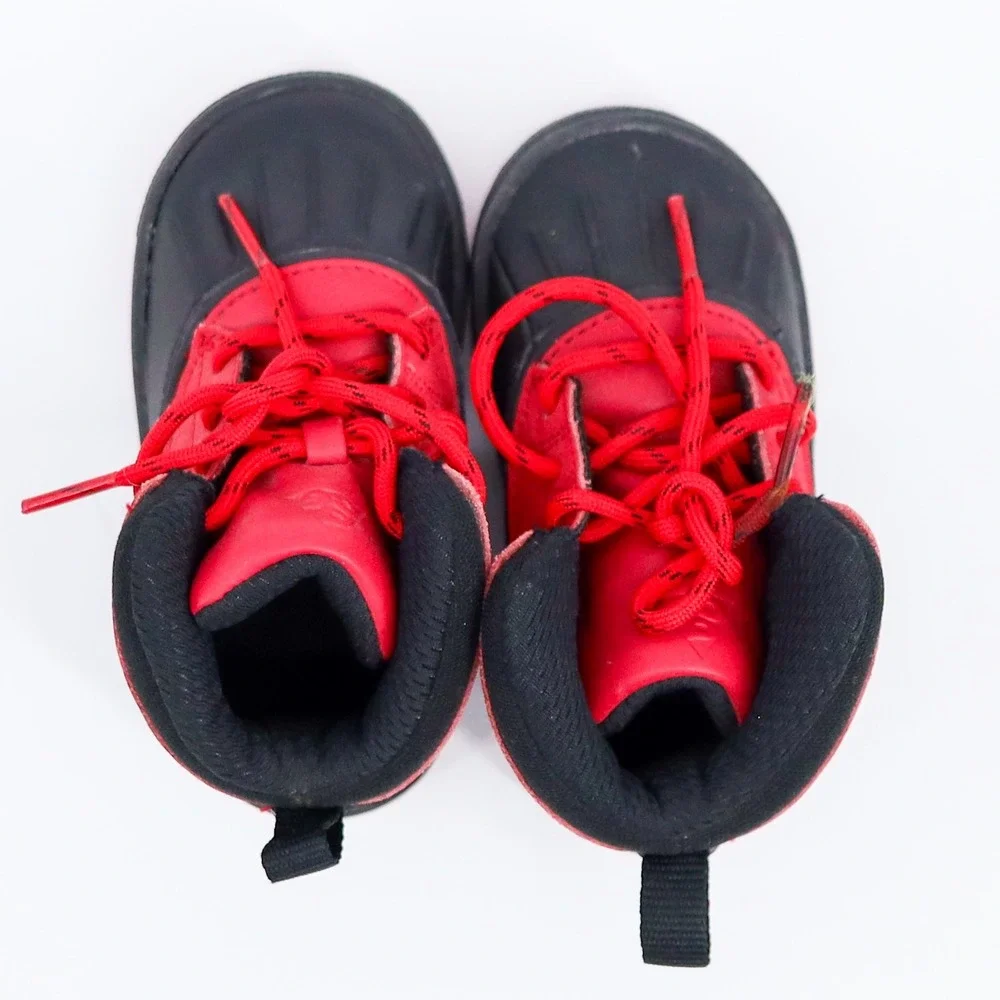 Nike ACG Woodside 2 High Toddler Kids Size 6C Red‎ Black Boots Duck Boot